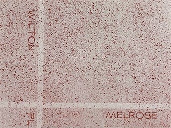 Ed Ruscha, Melrose at Wilton, 2003