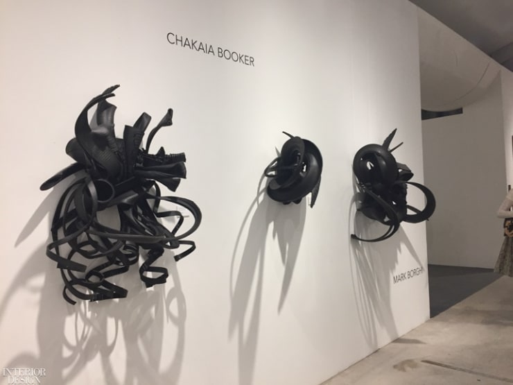 Tire sculptures by Chakaia Booker
