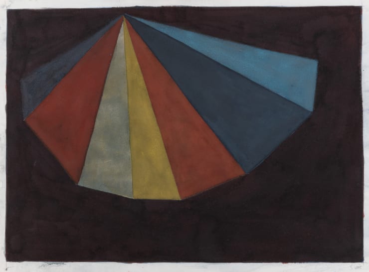 Sol LeWitt, Asymmetrical Pyramid, 1986