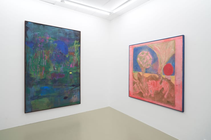 Installation view Jakob Steen Rammet Af Solen 2019, Bricks Gallery
