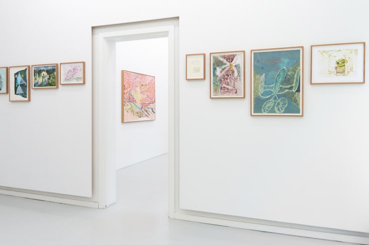 Installation view Jakob Oksbjerg Something to Believe 2024, Bricks Gallery