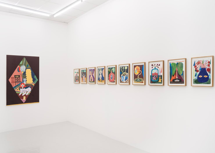 Installation view Peter Larsen Motivvase 2024, Bricks Gallery