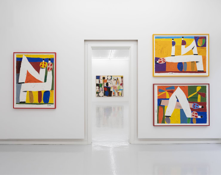 Installation view Sune Christiansen Solo 2021, Bricks Gallery