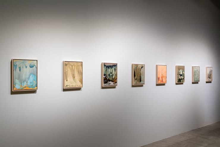 Installation view, Pauline Fransson, We feel in the forest how the ground carries, 2024, Kalmar Konstmuseum, Kalmar, Sweden