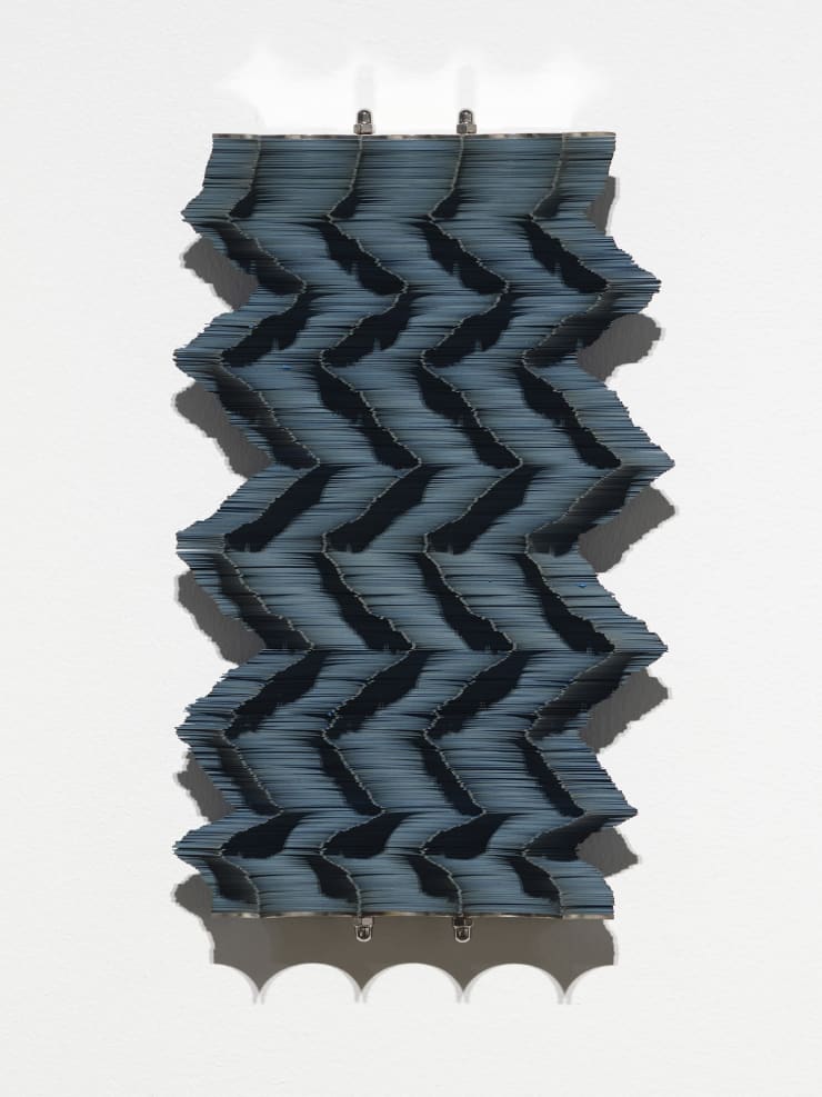 Inka Bell Shift 11, 2023 Paper, metal structure 4 x 18 x 31 cm EMMA – Espoo Museum of Modern Art Collection Photo Ari Karttunen / EMMA