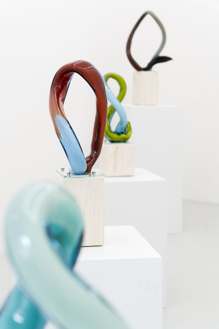 Installation view Louise Foo & Martha Skou Annalemma, 2023 Bricks Gallery