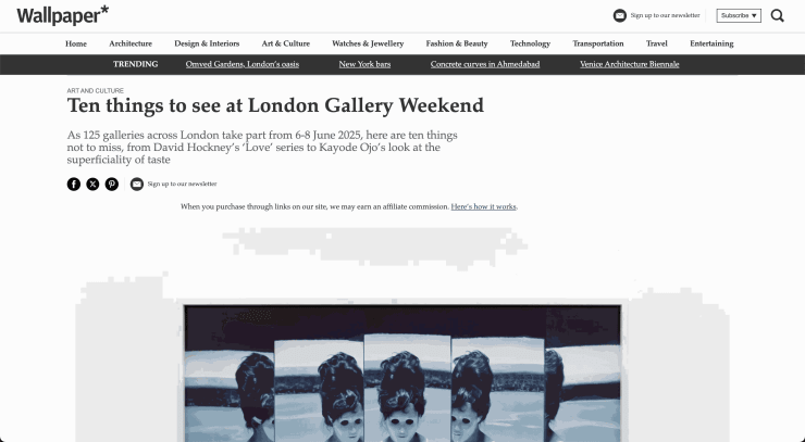 BEST SELF at Brooke Benington in Wallpaper Magazine