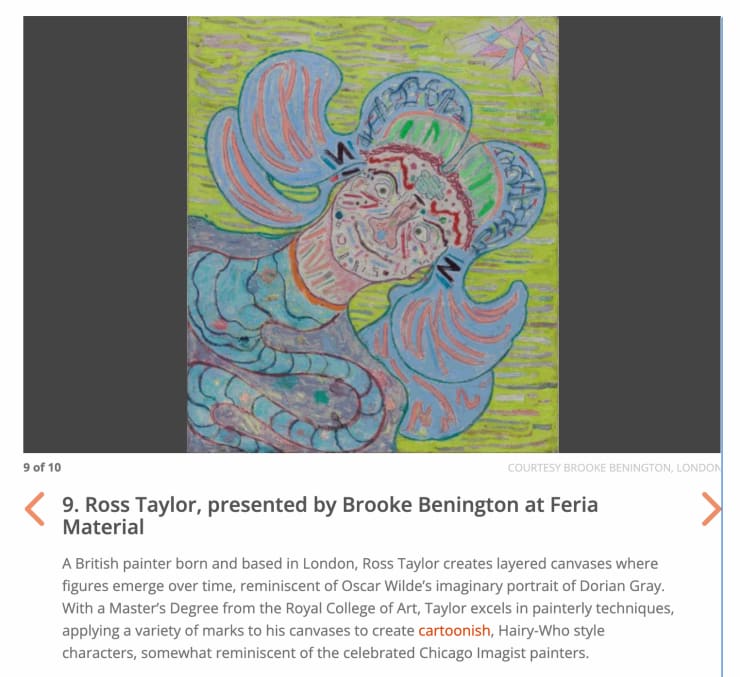 Ross Taylor at Material Art Fair, Mexico City