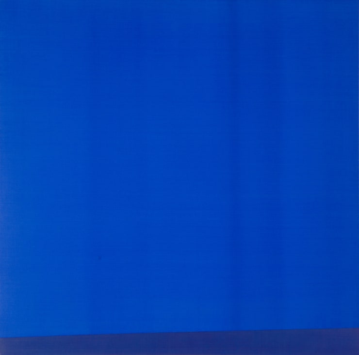 minimal ultramarine painting