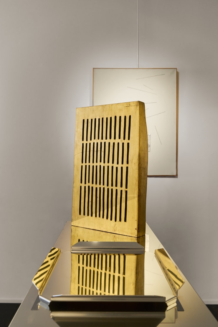 Install shots of Arturo Vermi exhibition at Brun Fine Art