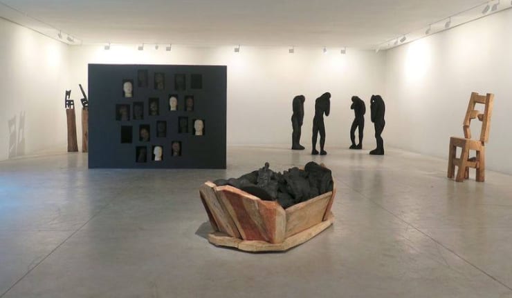 Exposition "No man's land" à la Galerie Cécile Fakhoury à Abidjan 2015 © Jems Koko Bi