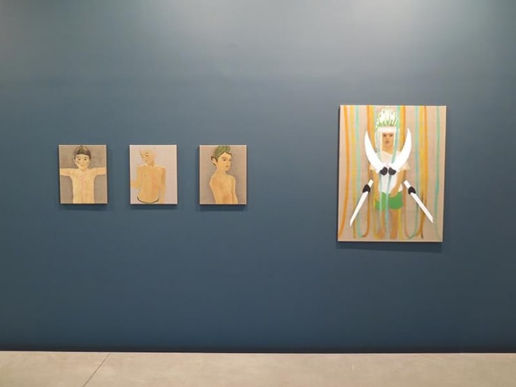 Exposition "in her room" à la Galerie Cécile Fakhoury à Abidjan 2016 © Dalila Dallléas Bouzar