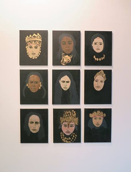 Exposition "in her room" à la Galerie Cécile Fakhoury à Abidjan 2016 © Dalila Dallléas Bouzar