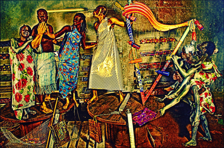 L'appel de Lilian #3, 2012, impression photographique montée sur caisson lumineux © Paul Sika