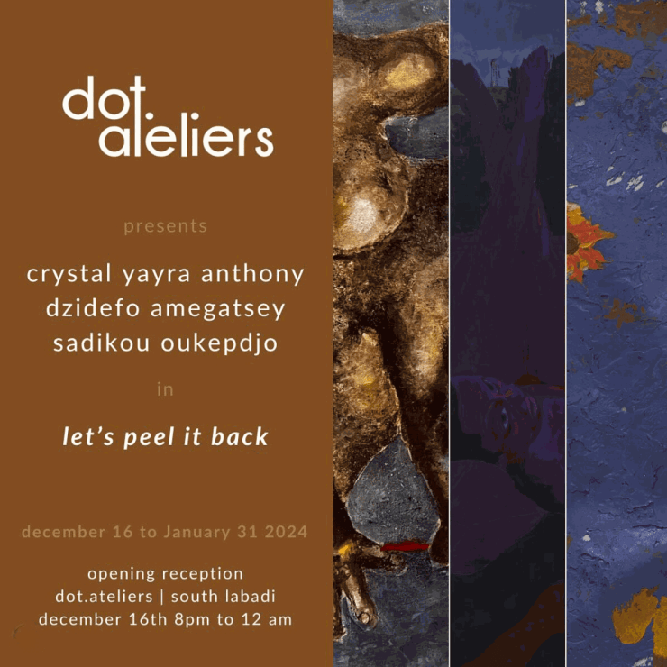 let’s peel it back @ dot.atelier, Sadikou Oukpedjo