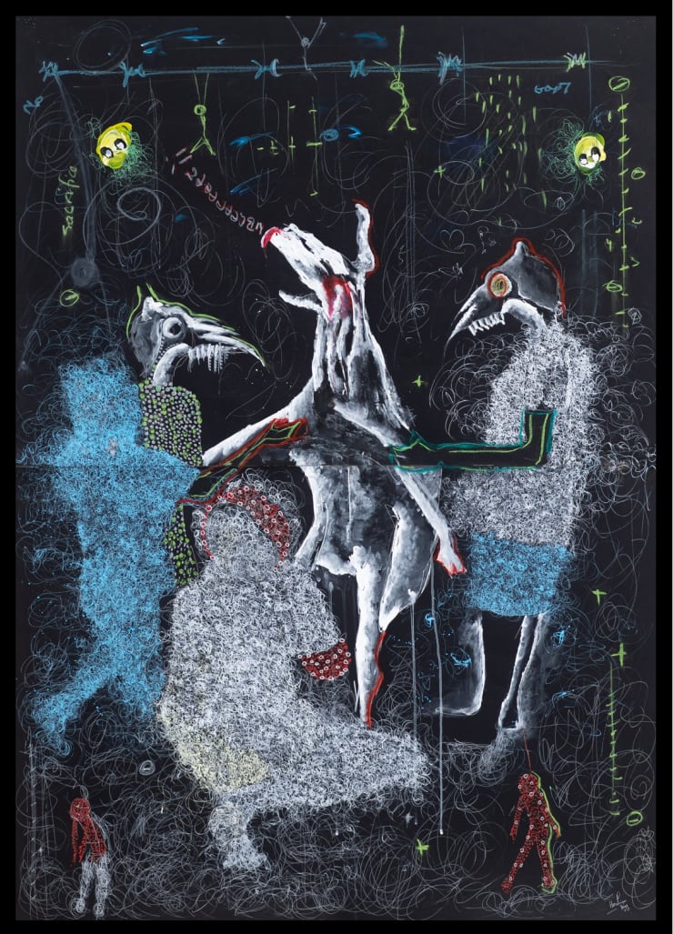 Serigne Ibrahima Dieye, Sacrifice #3, 150 x 100 cm, 2020