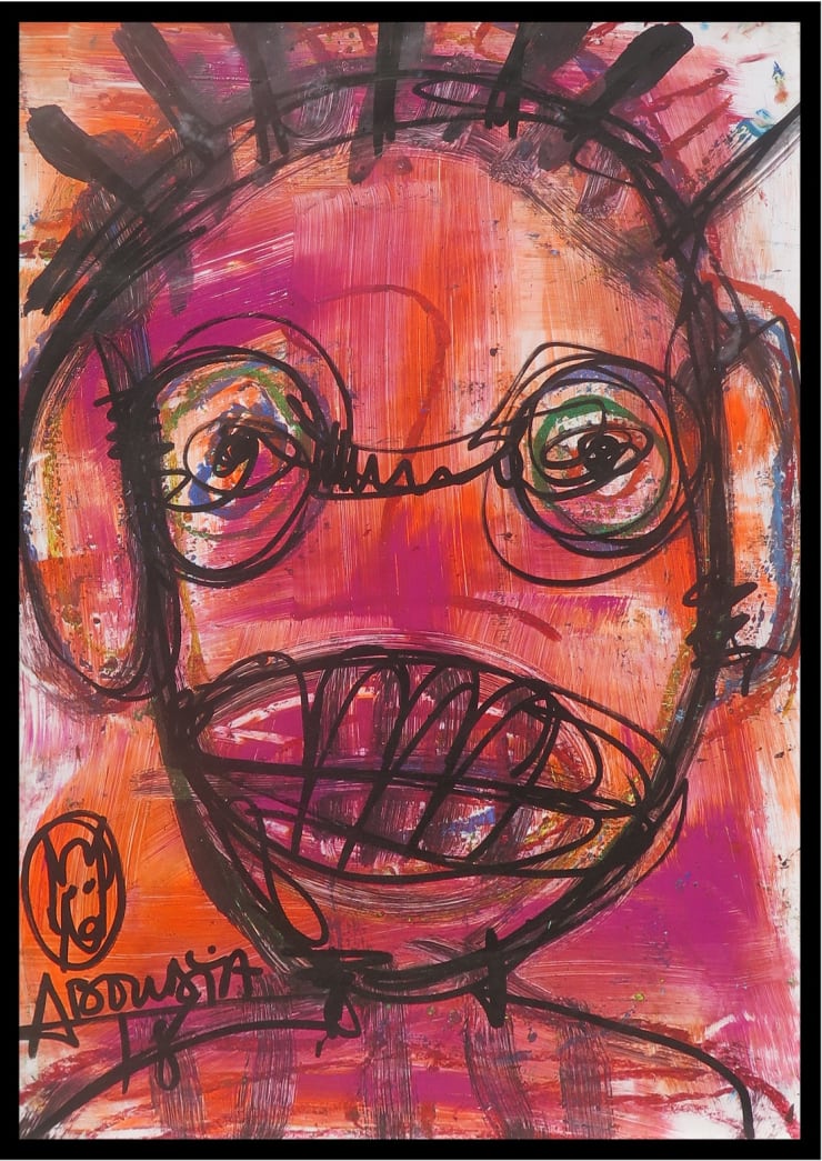 Aboudia, Môgô Abidjan #10, 2019