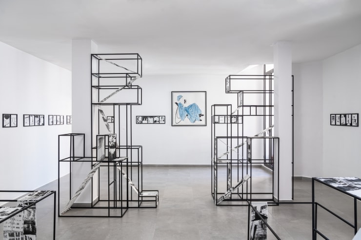 Vue de la galerie à Dakar