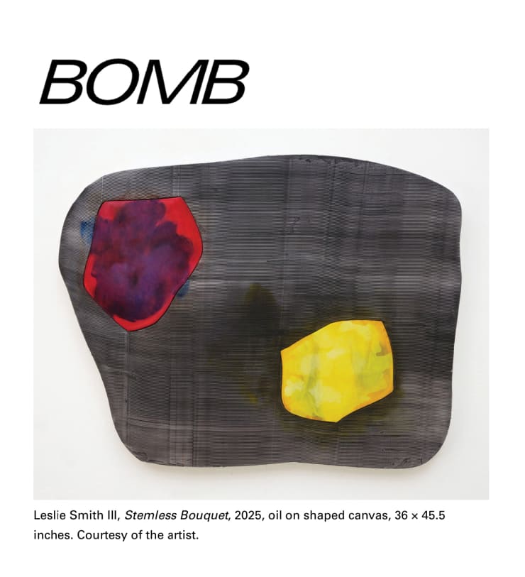 Interview: Leslie Smith III by Naomi Safran-Hon, BOMB Magazine