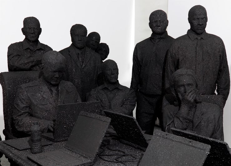 Walk into the White House Situation Room with Will Ryman's dramatic installation