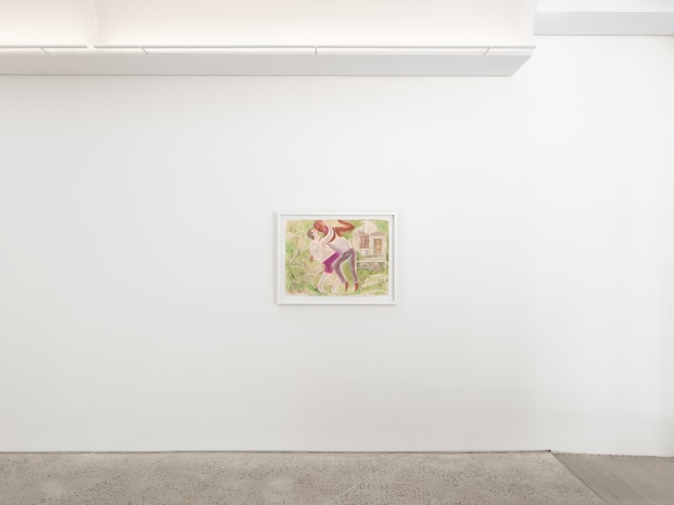 Vangelis Pliarides Travelling Watercolors 2007-2017, 2018 Installation view at Christine Park Gallery, New York Courtesy of the Artist and Christine Park Gallery © Vangelis Pliarides