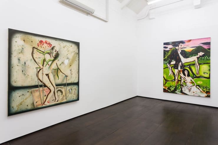 Vangelis Pliarides Installation View at Christine Park Gallery, London, 2014 Courtesy of the Artist and Christine Park Gallery © Vangelis Pliarides