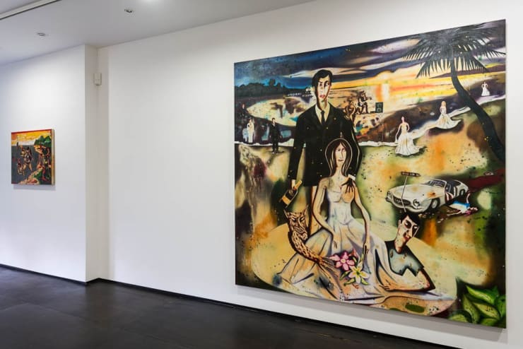 Vangelis Pliarides Installation View at Christine Park Gallery, London, 2014 Courtesy of the Artist and Christine Park Gallery © Vangelis Pliarides