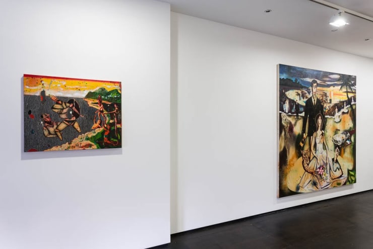 Vangelis Pliarides Installation View at Christine Park Gallery, London, 2014 Courtesy of the Artist and Christine Park Gallery © Vangelis Pliarides