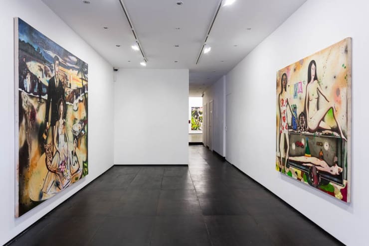 Vangelis Pliarides Installation View at Christine Park Gallery, London, 2014 Courtesy of the Artist and Christine Park Gallery © Vangelis Pliarides
