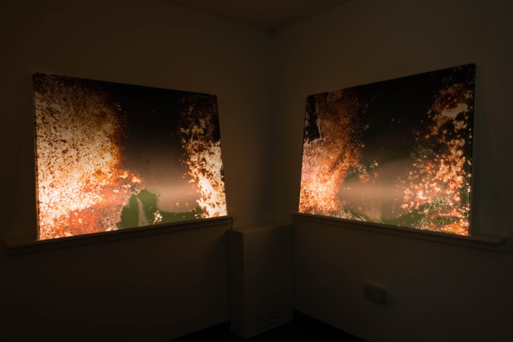 Hangjun Lee Nebula Rising, 2015 Installation View at Christine Park Gallery, London Courtesy of the Artist and Christine Park Gallery © Hangjun Lee