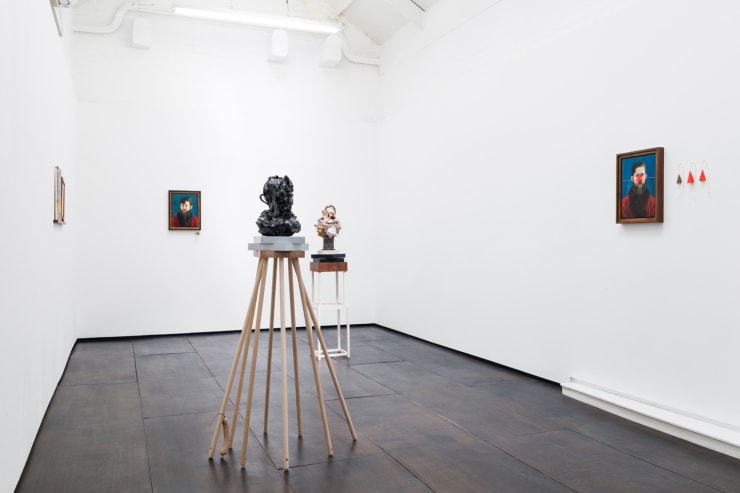 Sebastian Neeb The Big Donkey Chase, 2015 Installation View at Christine Park Gallery, London Courtesy of the Artist and Christine Park Gallery © Sebastian Neeb