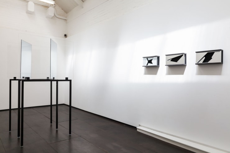 Patrik Aarnivaara Hours of Oblique Attention, 2015 Installation View at Christine Park Gallery, London Courtesy of the Artist and Christine Park Gallery © Patrick Aarnivaara