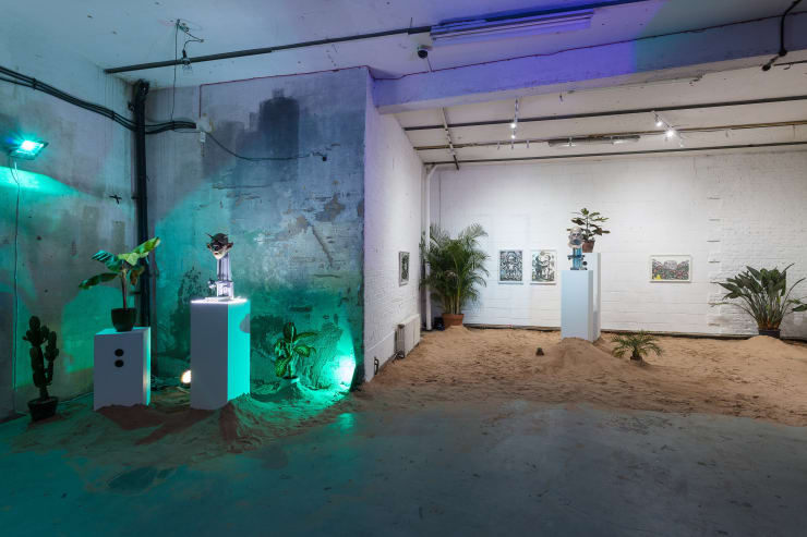 Ting Tong Chang North Indies - Pilot Installation View at Apiary Studios, London Courtesy of the Artist and Christine Park Gallery © Ting Tong Chang