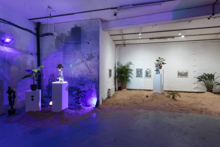 Ting Tong Chang North Indies - Pilot Installation View at Apiary Studios, London Courtesy of the Artist and Christine Park Gallery © Ting Tong Chang