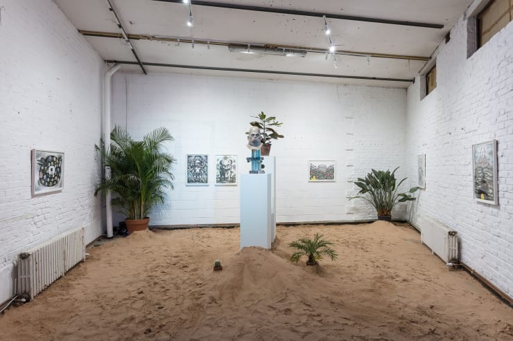 Ting Tong Chang North Indies - Pilot Installation View at Apiary Studios, London Courtesy of the Artist and Christine Park Gallery © Ting Tong Chang