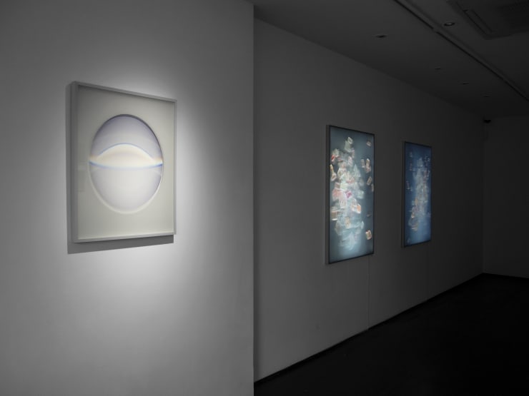 Jessica Rayner Luminous Flux, 2016 Installation View at Christine Park Gallery, London Courtesy of the Artist and Christine Park Gallery © Jessica Rayner