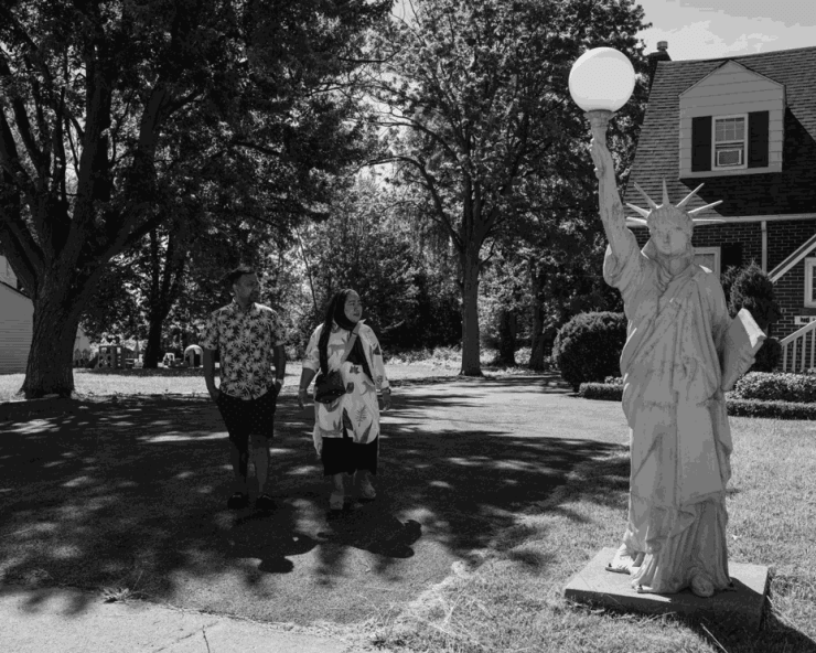 Xyza Cruz Bacani, Liberty (2022), from the series "We Are Like Air: NYC”, 2022.