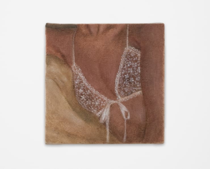 Katelyn Eichwald Not Too Late, 2024 Oil on canvas 15.2 x 15.2 cm