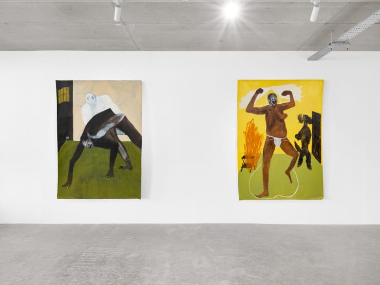 Shadi Al-Atallah, Fistfight, 2023 © Courtesy of the artist and Guts Gallery. Photography by Eva Herzog Studio.