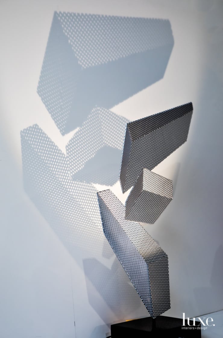 Some of the artist's works convey light forms. PHOTOS: SONYA REVELL