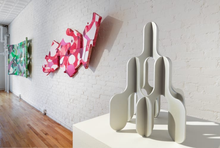 Installation View 9 Debbi Kenote And Mark Sengbusch Cross Cut Cristin Tierney 2024 Adam Reich