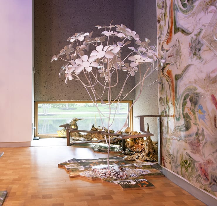 Judy Pfaff Scene I The Garden Enter Mrs Barnes With Exhibition Lighting 15 Copy