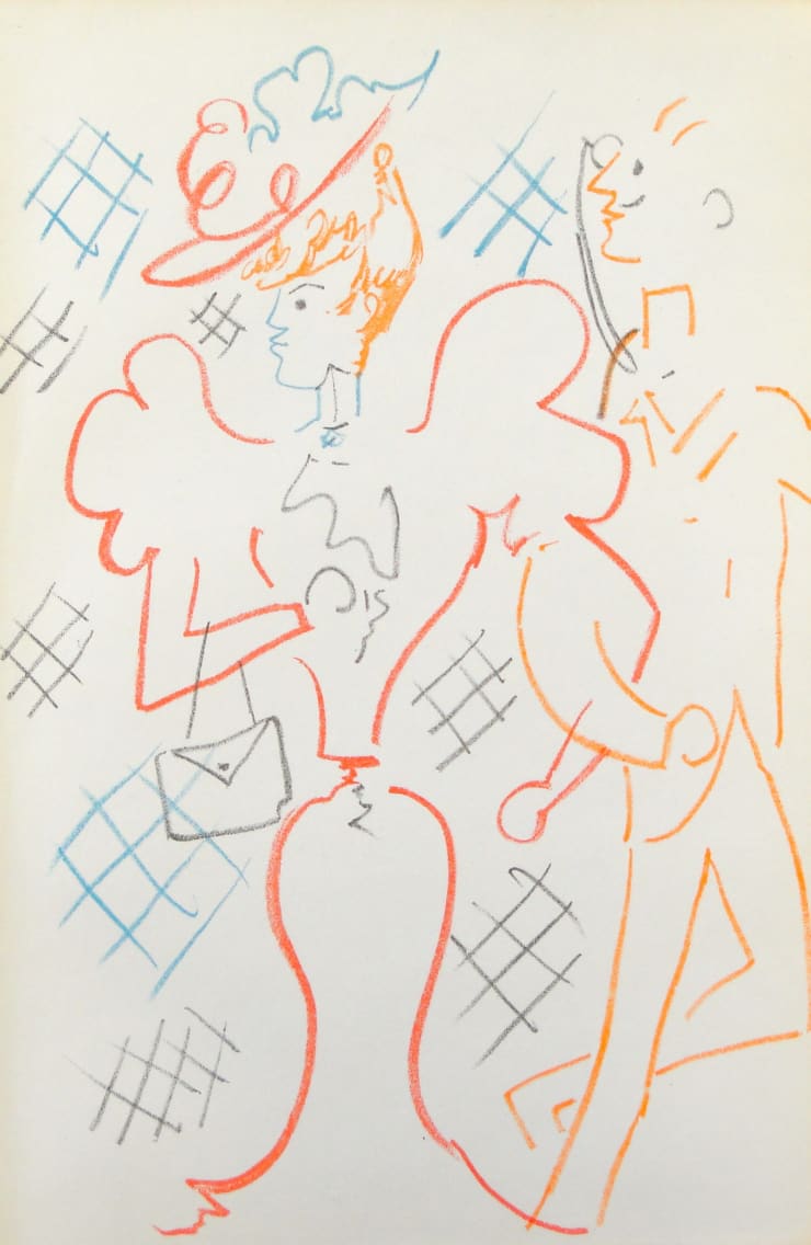 Jean Cocteau - Poésie Graphique - I, 1973