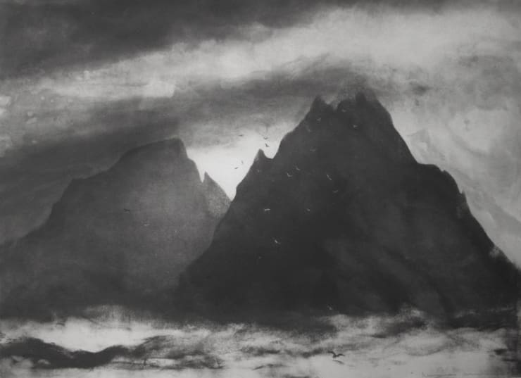 Norman Ackroyd - The Atlantic from Aran - The Black Fort, 2024