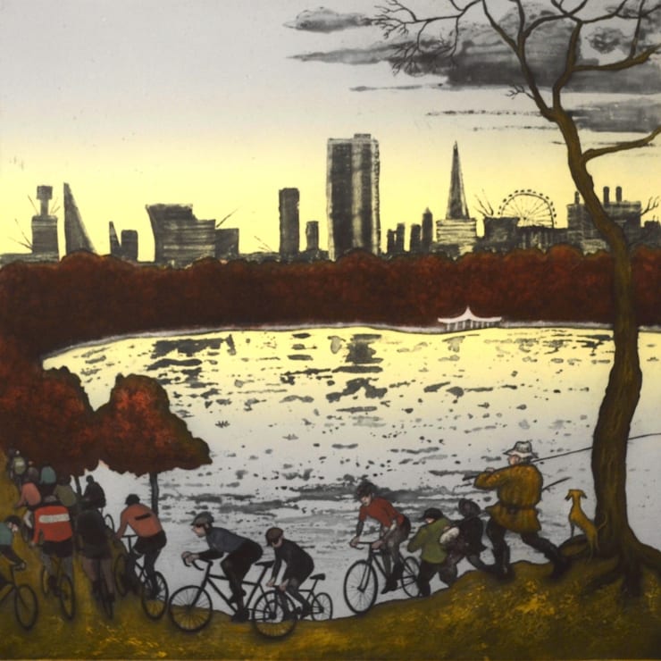 Mychael Barratt, The Serpentine - Autumn, after Bruegel, 2019