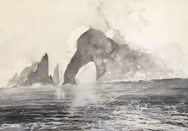 Norman Ackroyd, Cow Rock - Kerry, 2016
