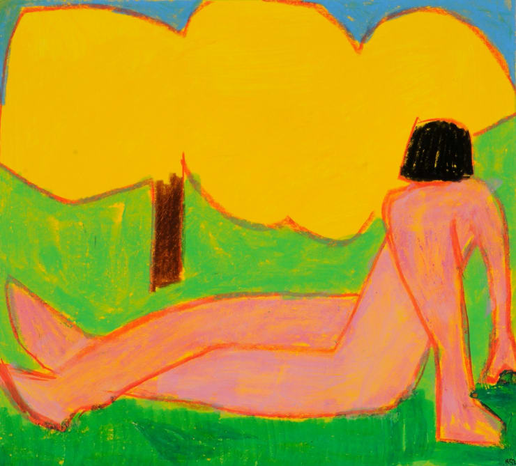 Nigel Swift Lady and the Yellow Tree, 2025