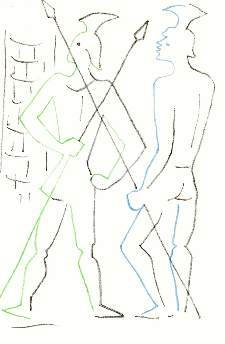 Jean Cocteau, From 'La Machine Infernale' (XII), 1957