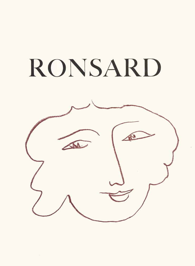 Henri Matisse, Cover Page. Florilège des Amours de Ronsard , 1948