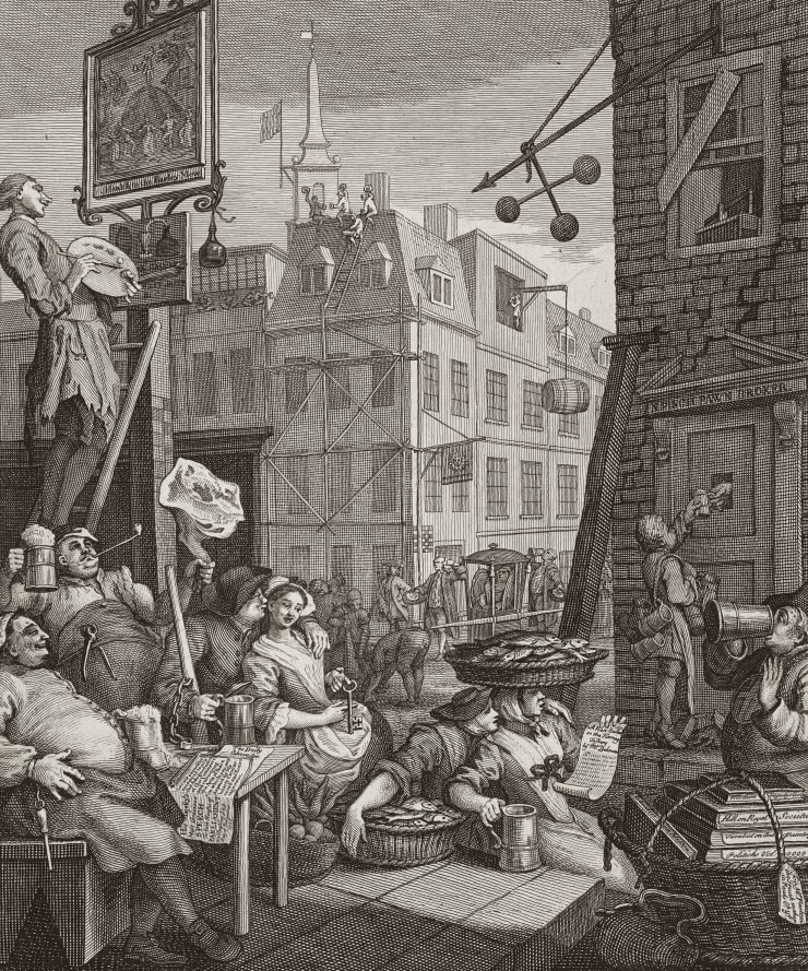 William Hogarth Beer Street, 1751